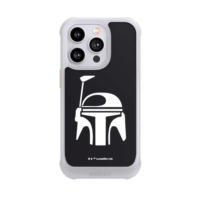 iPhone 14 Pro NIVOmax Boba Fett Helm Schwarz