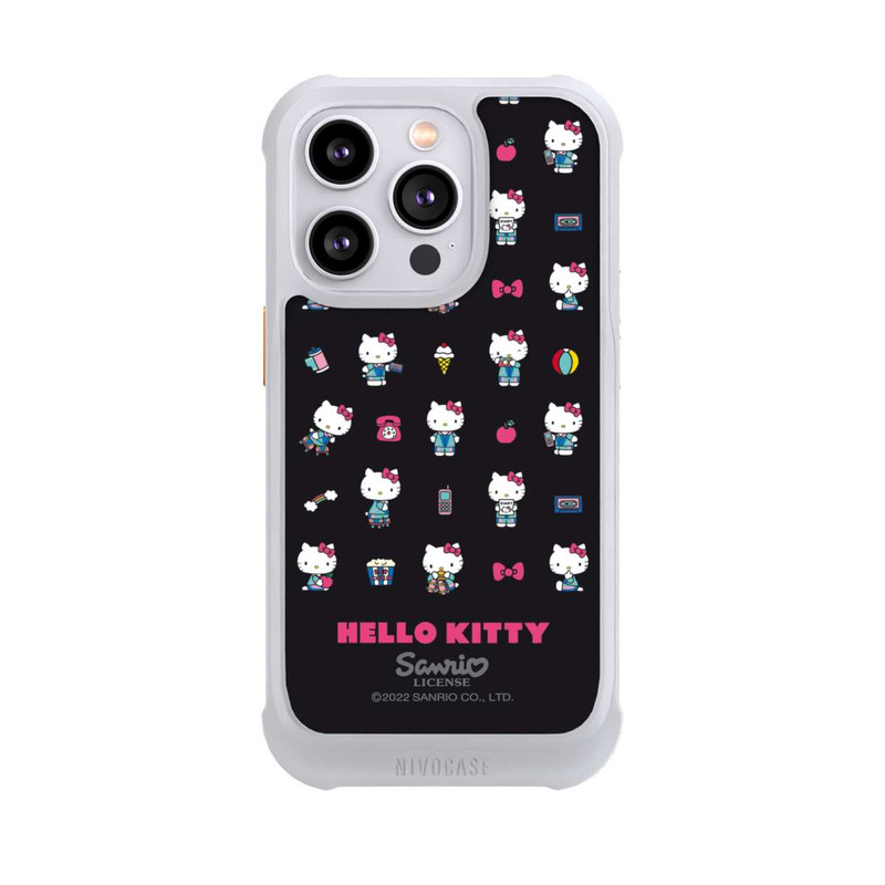 iPhone 14 Pro NIVOmax Hello Kitty 90s Schwarz