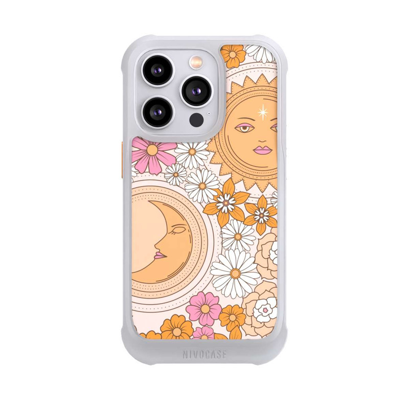 iPhone 14 Pro NIVOmax Moon Sun Flowers