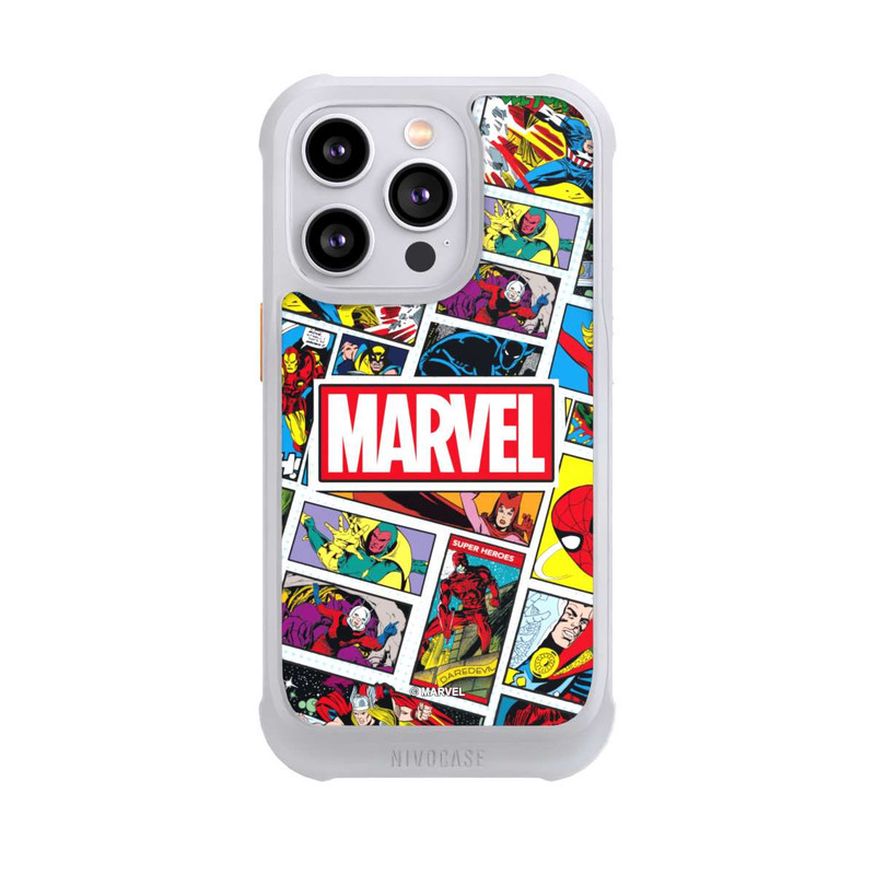 iPhone 14 Pro NIVOmax Marvel Comic Pattern