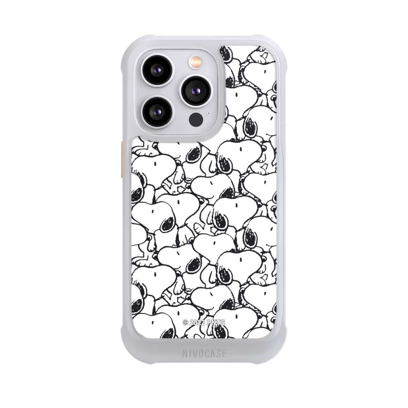 iPhone 14 Pro NIVOmax Snoopy Pattern Black And White