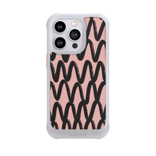 Apple iPhone 14 Pro NIVOmax Schwarzes Zickzack