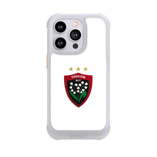 Apple iPhone 14 Pro NIVOmax Logo RC Toulonnais Blanc
