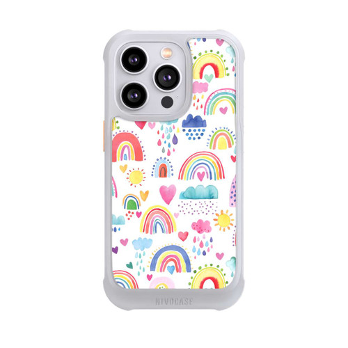 Apple iPhone 14 Pro NIVOmax Lovely Rainbows Multi Red