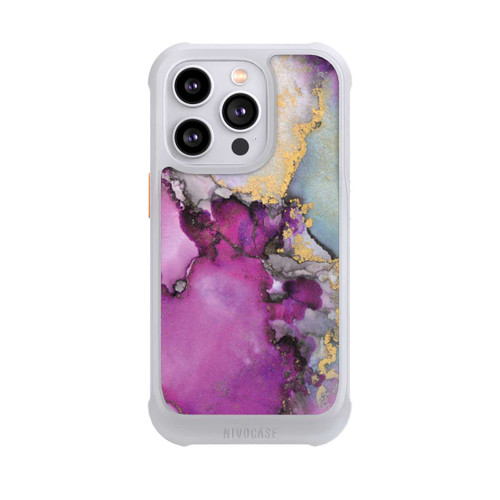 Apple iPhone 14 Pro NIVOmax Alcohol Ink Art Pink