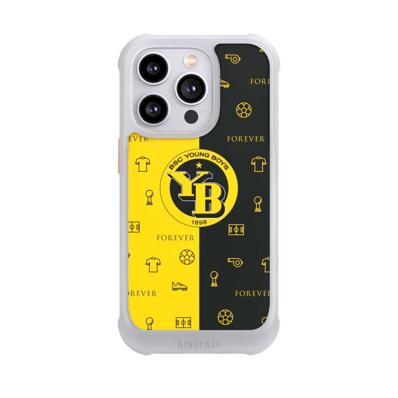 iPhone 14 Pro NIVOmax BSC YB Gelb Schwarz Muster