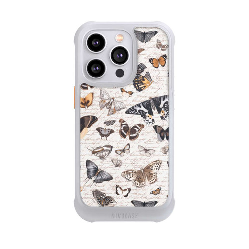 Apple iPhone 14 Pro NIVOmax Schmetterling Muster Boho