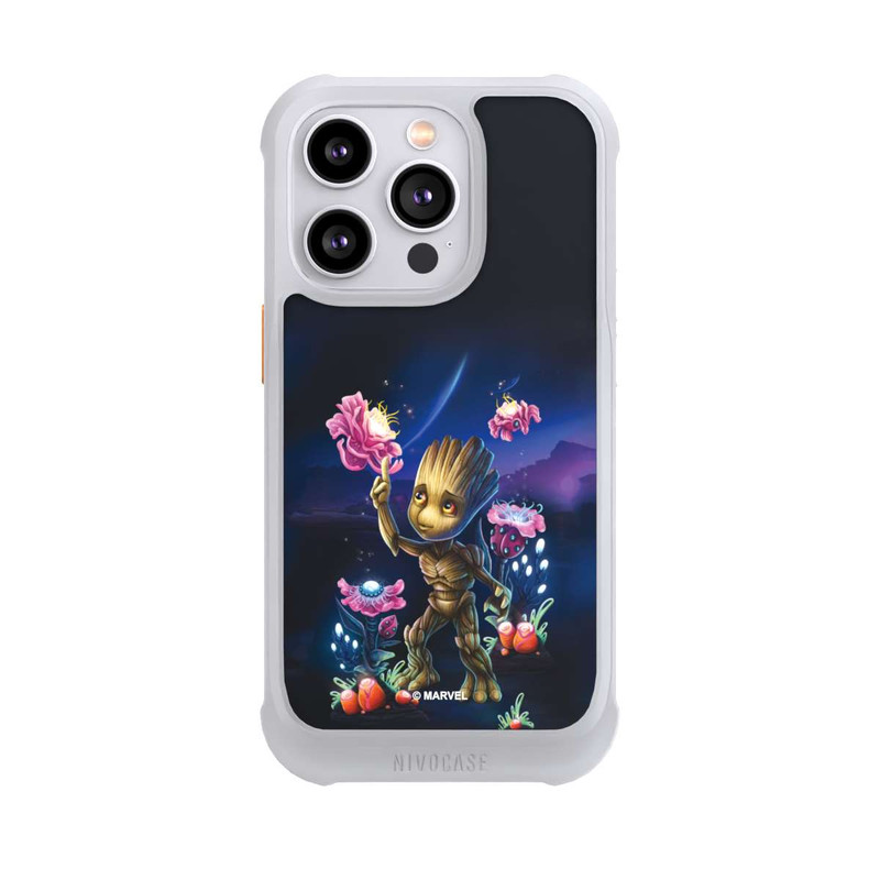 iPhone 14 Pro NIVOmax Baby Groot Flowers