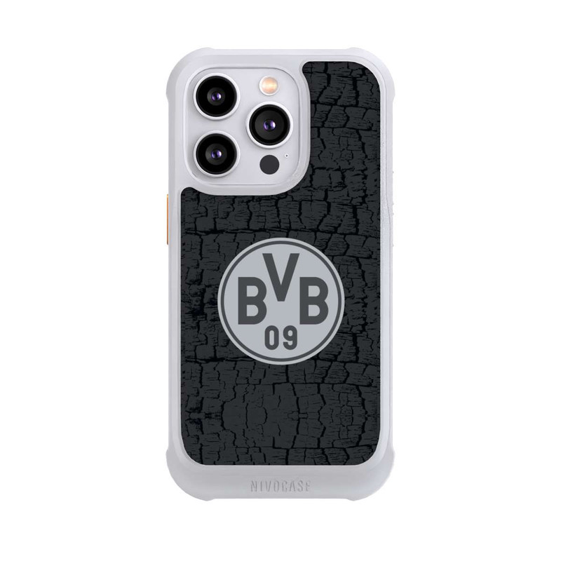 iPhone 14 Pro NIVOmax BVB Maillot charbon et acier