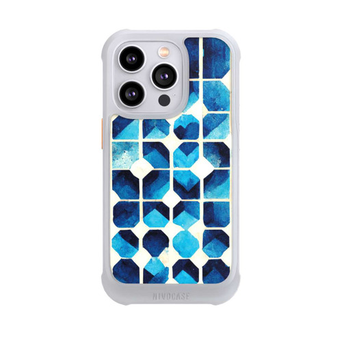 Apple iPhone 14 Pro NIVOmax Blaues Muster