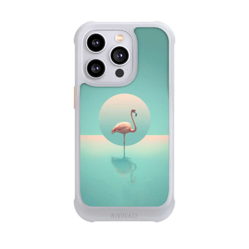 Apple iPhone 14 Pro NIVOmax Flamant dans la piscine