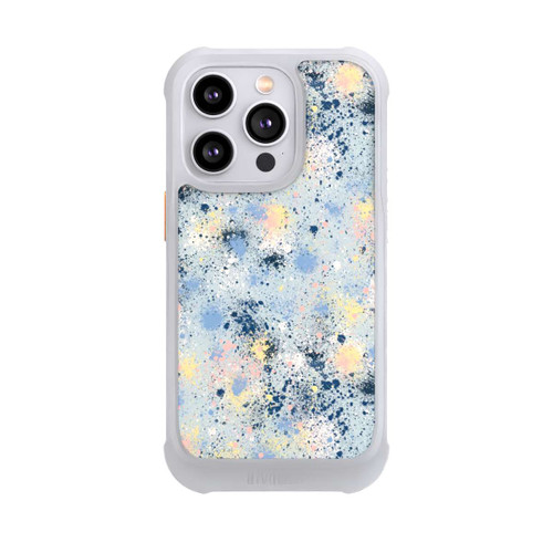 Apple iPhone 14 Pro NIVOmax Tintentropfen Staub Textur Blau
