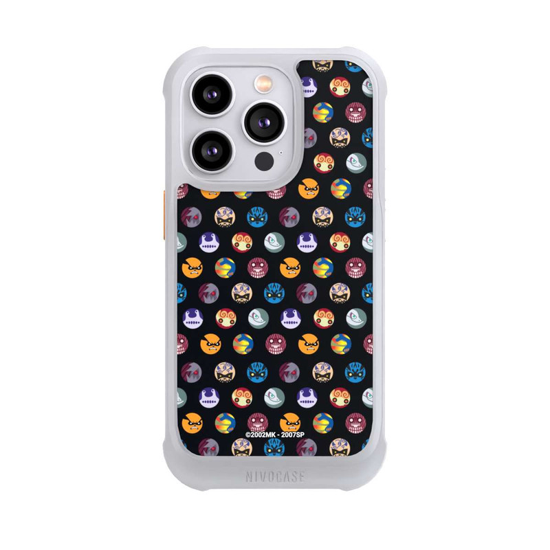 iPhone 14 Pro NIVOmax Bijuu Muster Schwarz