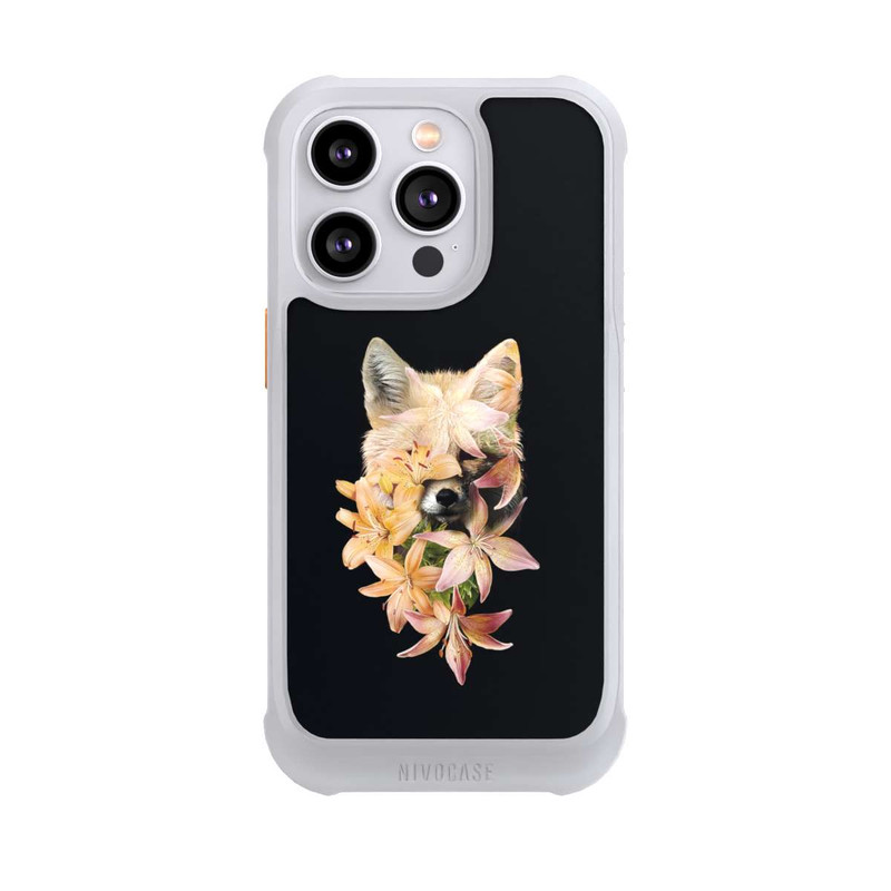 iPhone 14 Pro NIVOmax Blumen-Fuchs