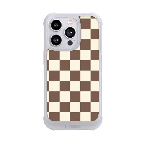 Apple iPhone 14 Pro NIVOmax Checkerboard brown