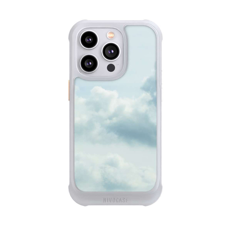 iPhone 14 Pro NIVOmax Pastel Blue Clouds