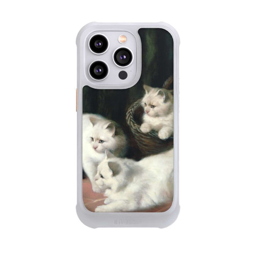 Apple iPhone 14 Pro NIVOmax Three White Angora Kittens