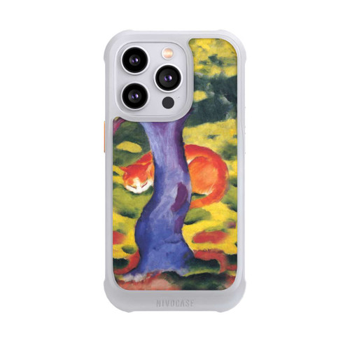 Apple iPhone 14 Pro NIVOmax Katze hinter Einem Baum von Franz Marc