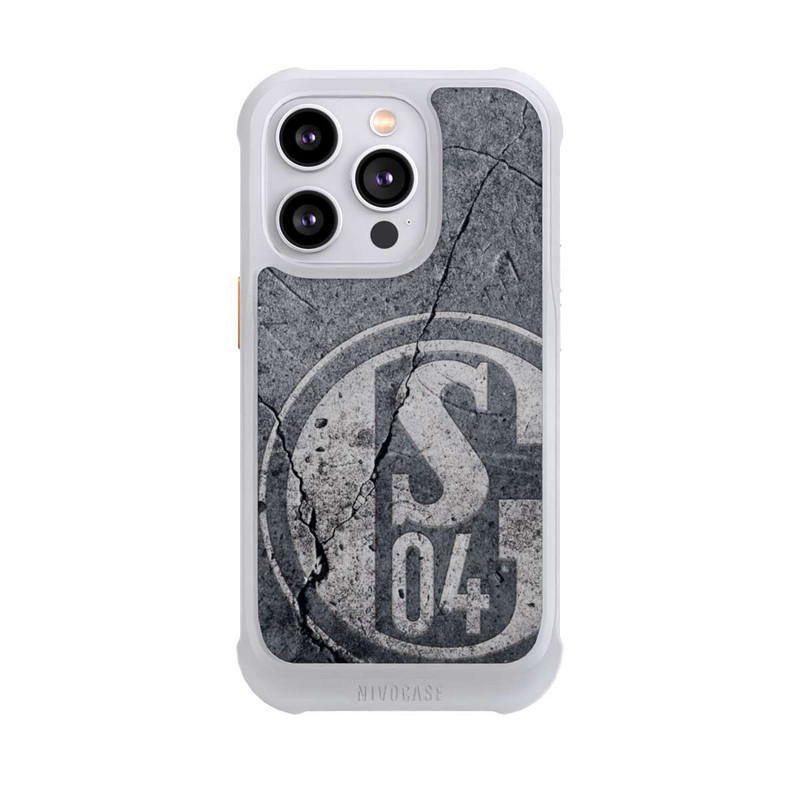 iPhone 14 Pro NIVOmax Schalke 04 Beton Look