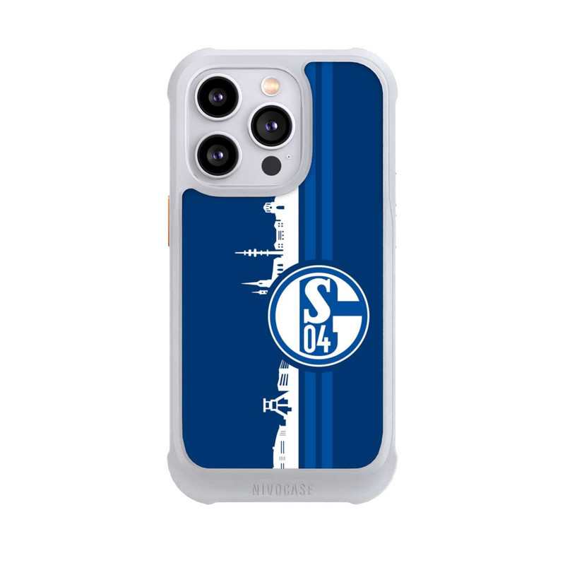 iPhone 14 Pro NIVOmax Schalke 04 Skyline Blau