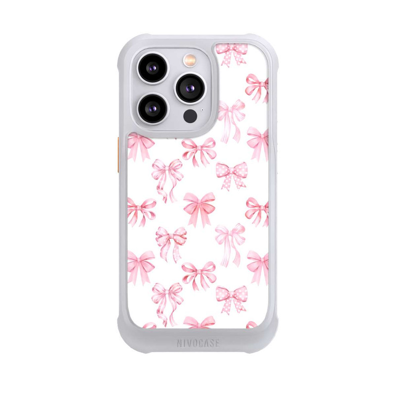 iPhone 14 Pro NIVOmax Baby Pink Bows