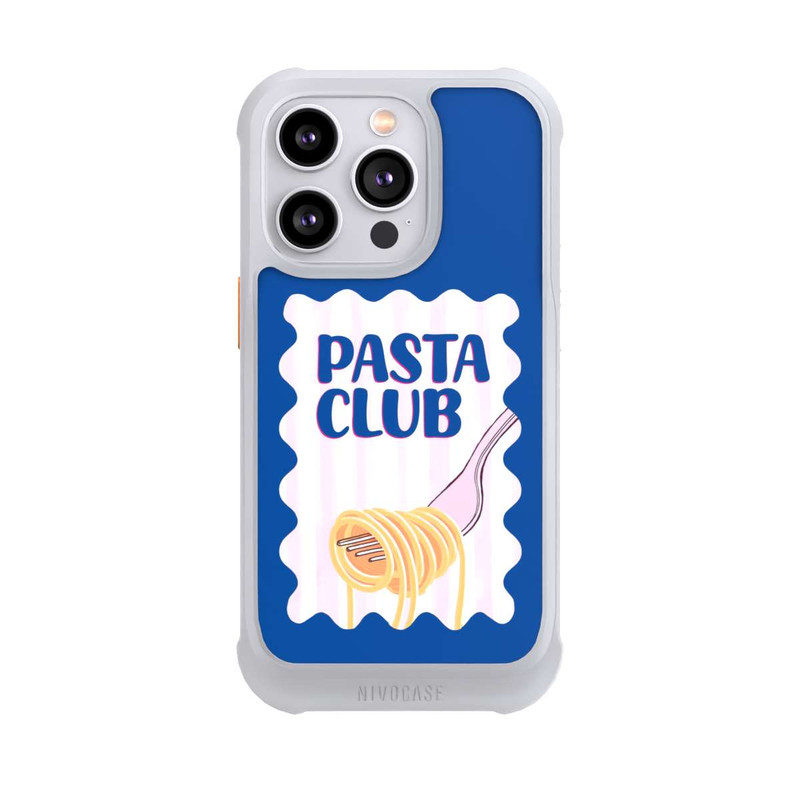 iPhone 14 Pro NIVOmax Pasta Club in Blue and Pink