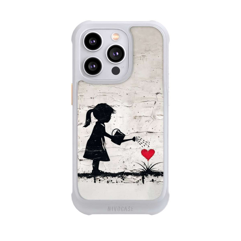iPhone 14 Pro NIVOmax Girl Watering Bunch of Flowers 