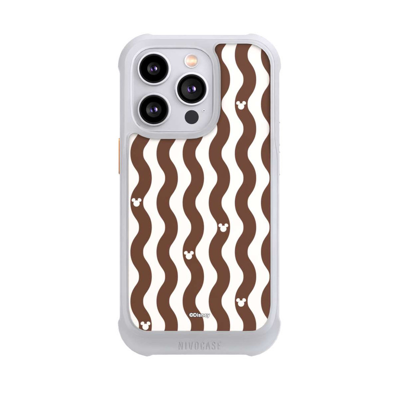 iPhone 14 Pro NIVOmax Micky Muster Braune Wellen
