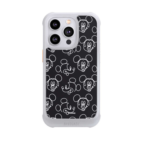 Apple iPhone 14 Pro NIVOmax Disney Mickey Muster Schwarz