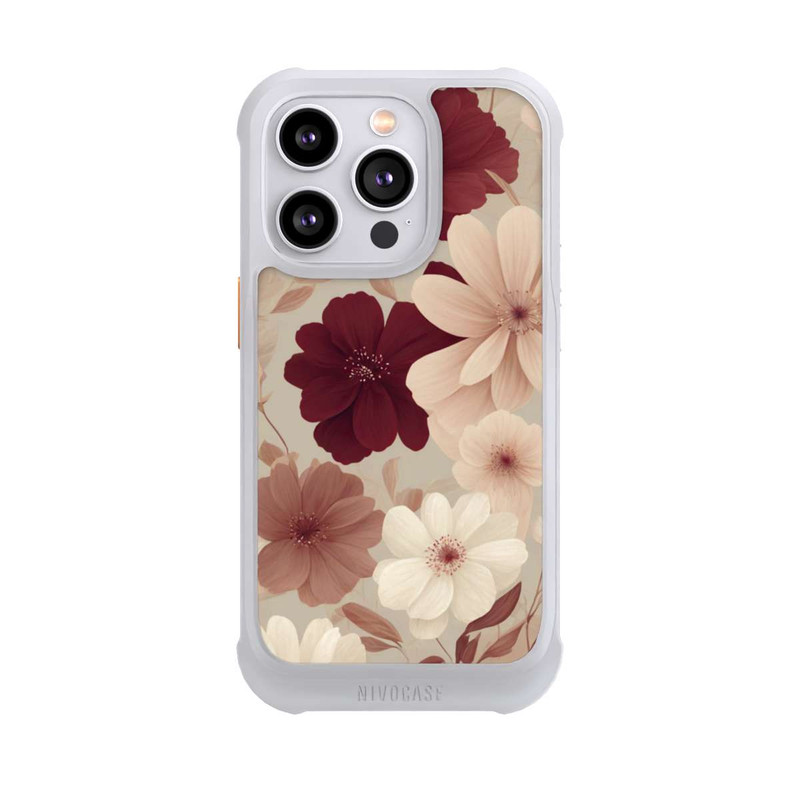 iPhone 14 Pro NIVOmax Romantische Pastellblumen mit KI