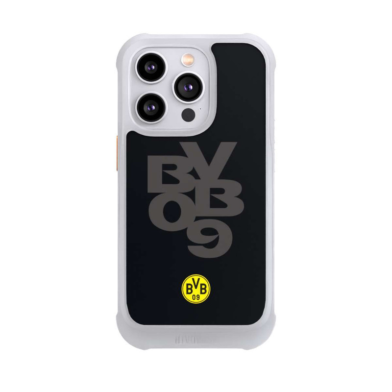 iPhone 14 Pro NIVOmax BVB09 Grau Schwarz