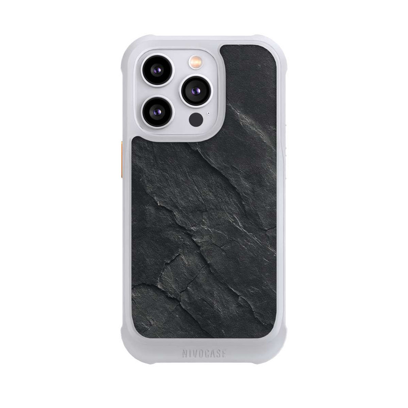 iPhone 14 Pro NIVOmax Dunkler Schiefer Look
