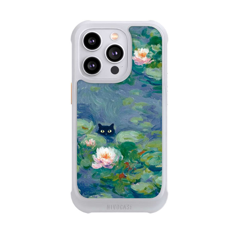 iPhone 14 Pro NIVOmax Cat in the Pond Painting