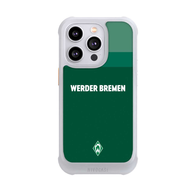 iPhone 14 Pro NIVOmax Werder Bremen Schriftzug Raute