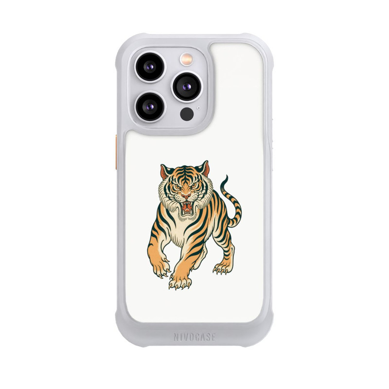 iPhone 14 Pro NIVOmax Tigre en colère avec IA