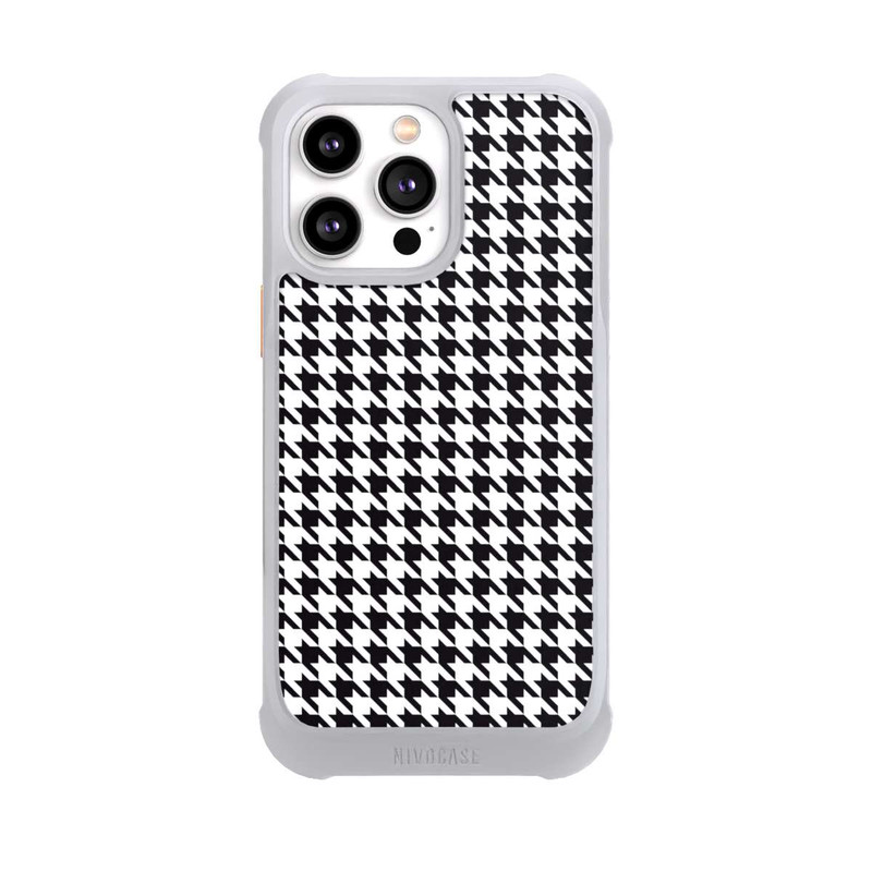 iPhone 14 Pro Max NIVOmax Hahnentritt Schwarz Weiß