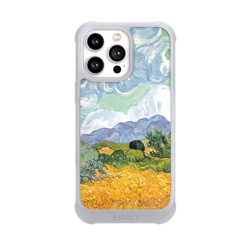 iPhone 14 Pro Max NIVOmax Weizenfeld mit Zypressen