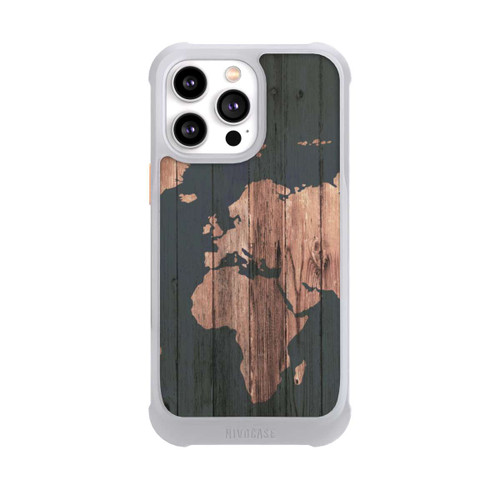 Apple iPhone 14 Pro Max NIVOmax Wooden World Map