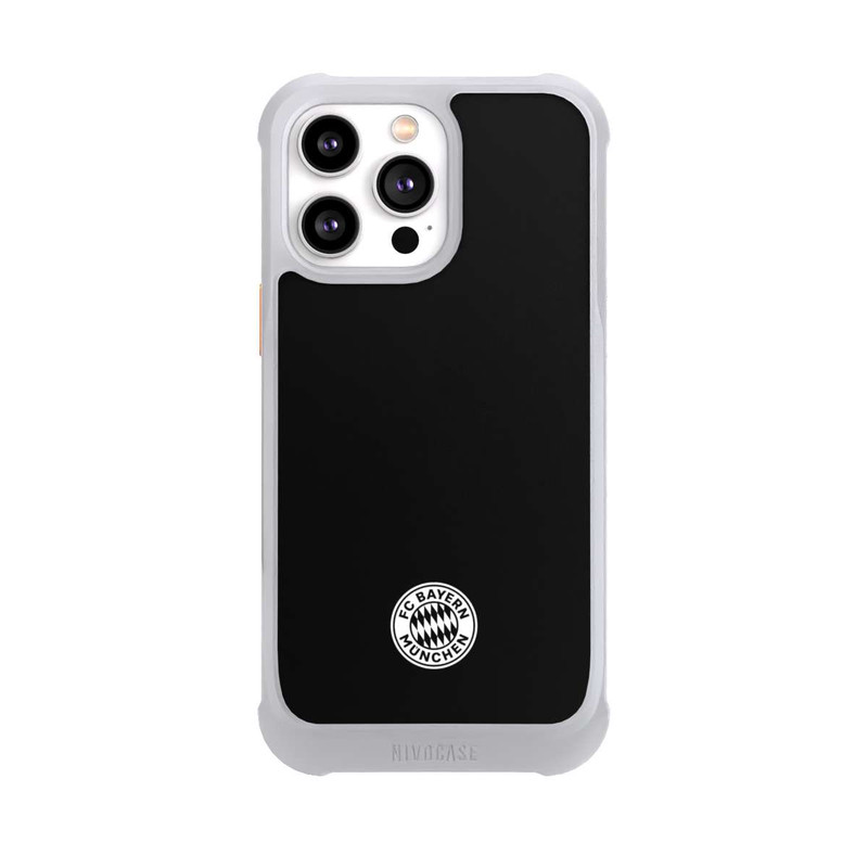 iPhone 14 Pro Max NIVOmax Classic FCB Logo - white on black