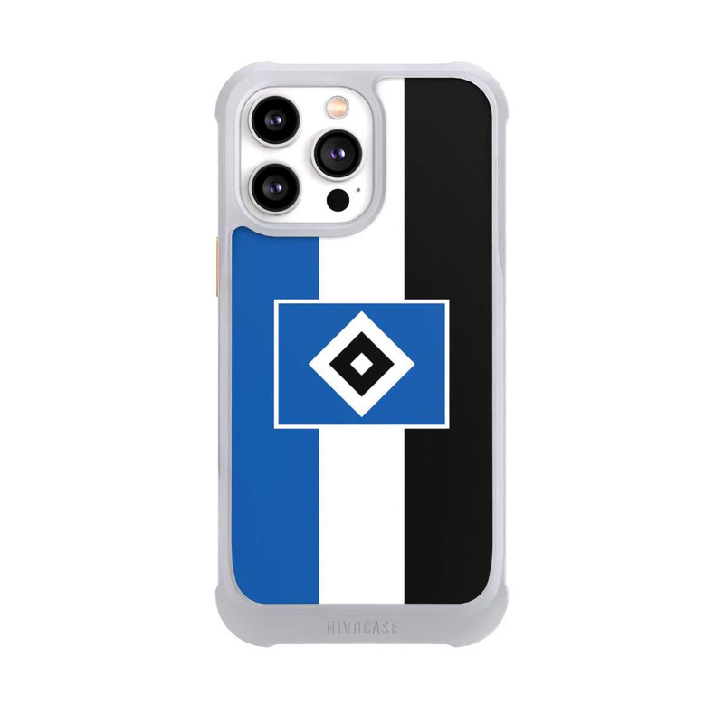 iPhone 14 Pro Max NIVOmax HSV rayures - bleu-blanc-noir