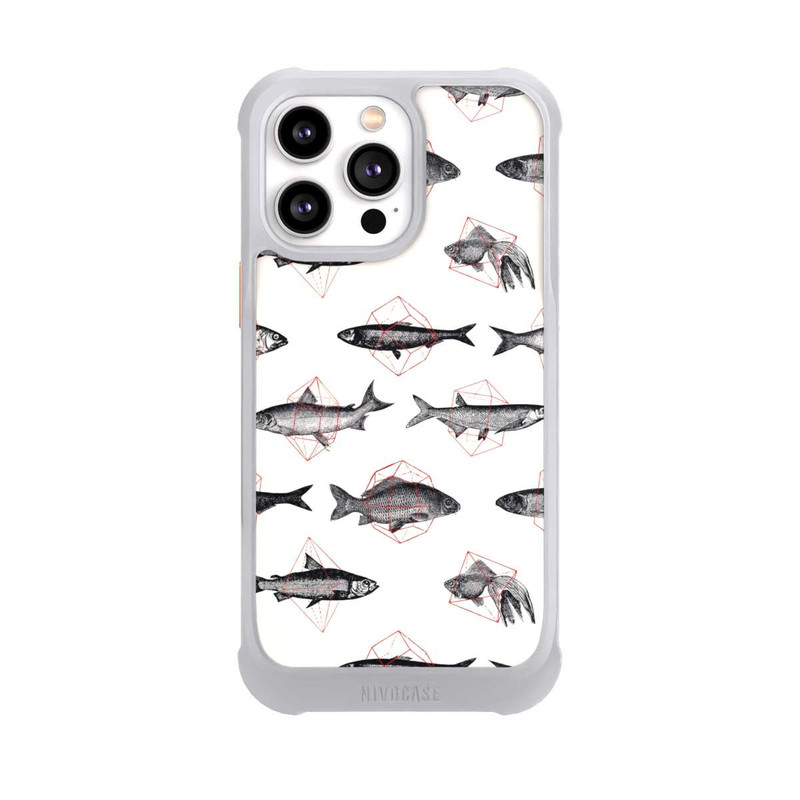 iPhone 14 Pro Max NIVOmax Fische in Geometrie