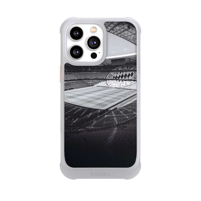 iPhone 14 Pro Max NIVOmax Stade FC Bayern - Noir Blanc