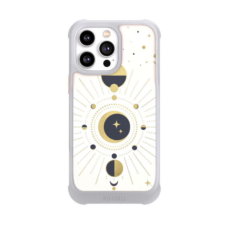 iPhone 14 Pro Max NIVOmax Abstrakter Rose-Gold-Look
