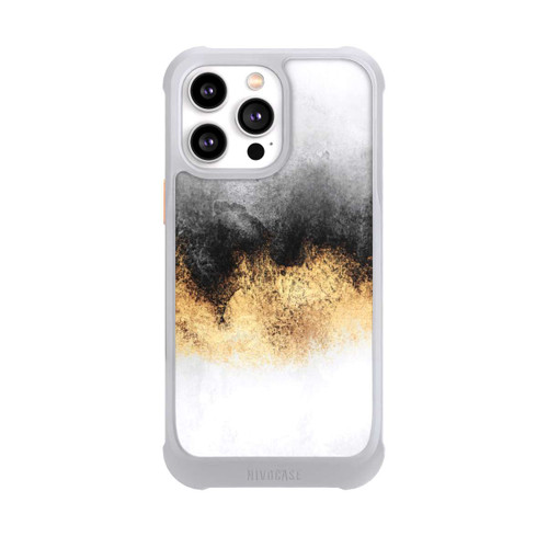 Apple iPhone 14 Pro Max NIVOmax Grauer Himmelstaub Golddruck