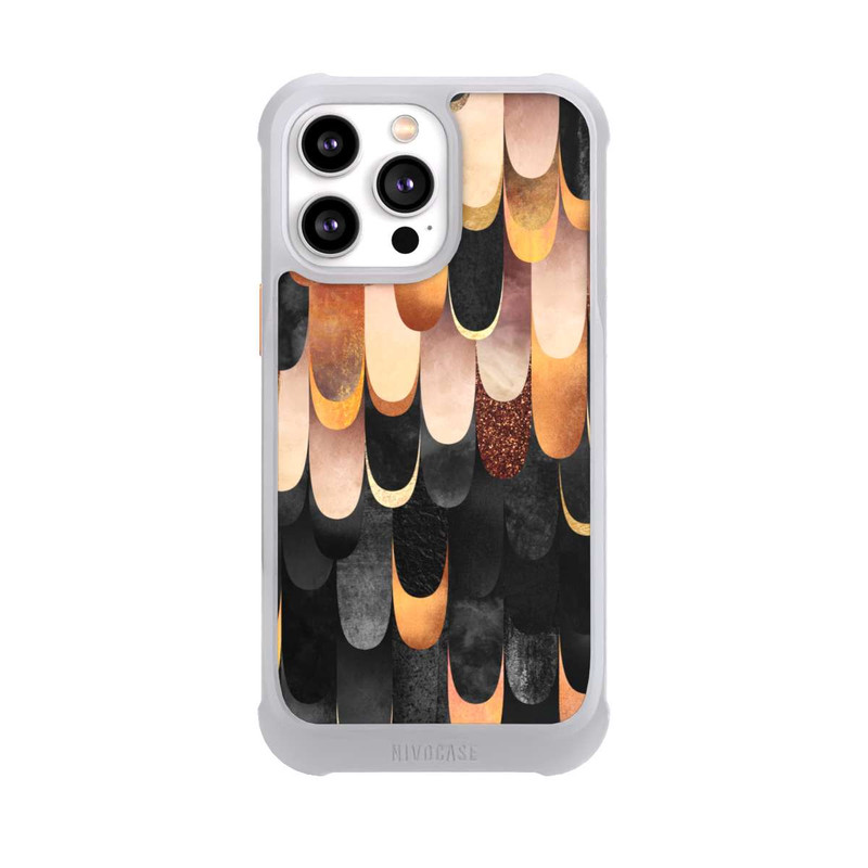 iPhone 14 Pro Max NIVOmax Gefiedertes Kupfer und Schwarz