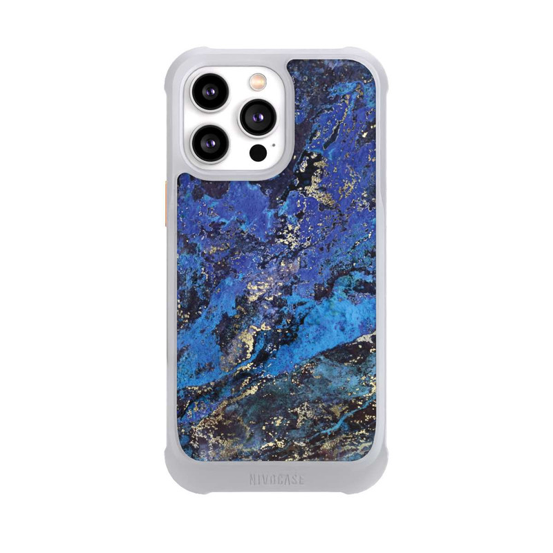 iPhone 14 Pro Max NIVOmax Lapislazuli blau und gold