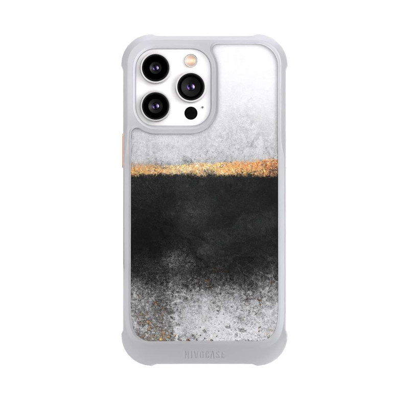 iPhone 14 Pro Max NIVOmax Ruß und Golddruck