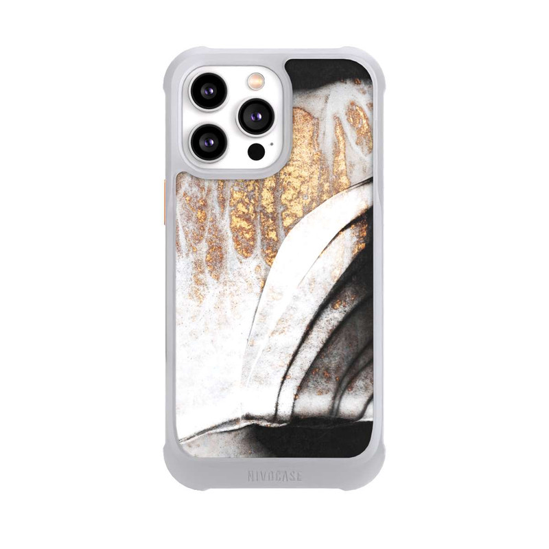 iPhone 14 Pro Max NIVOmax Black and Gold Veins