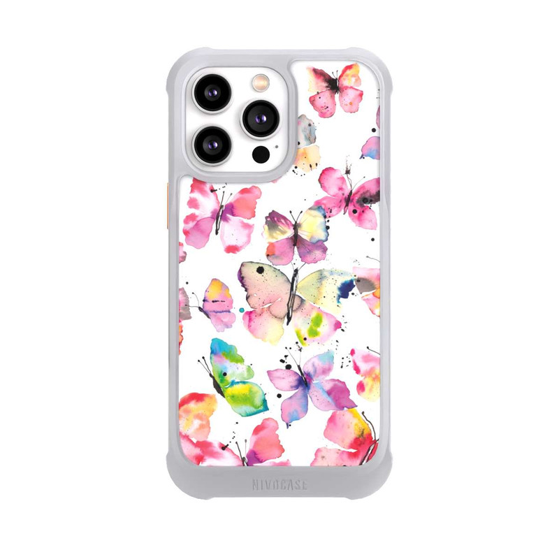 iPhone 14 Pro Max NIVOmax Aquarell Frühlingsschmetterlinge