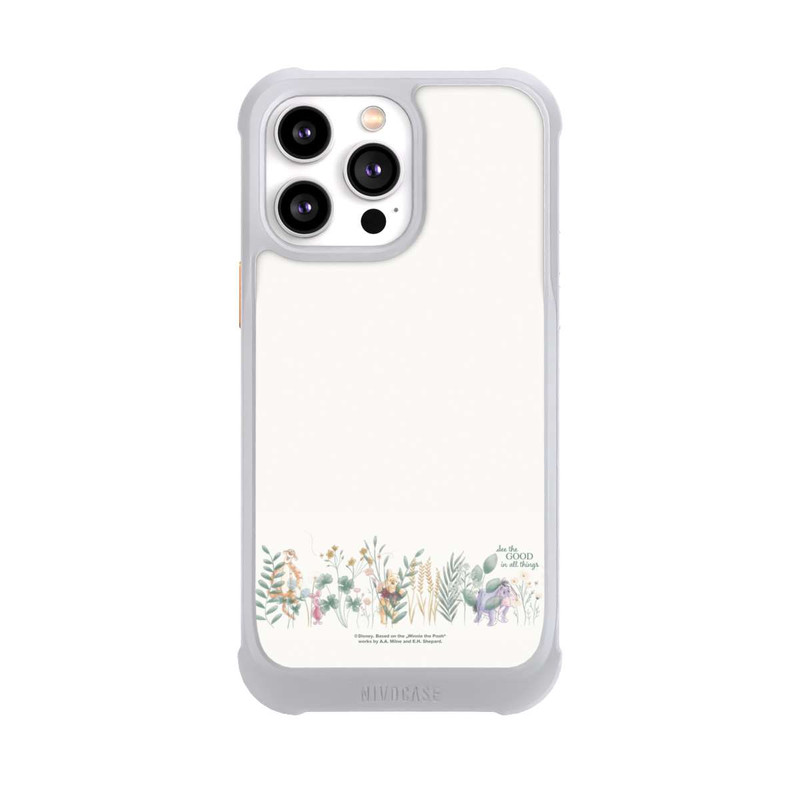 iPhone 14 Pro Max NIVOmax Winnie Pooh et ses amis derrière l'eucalyptus